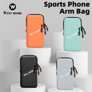 WEST BIKING Running Phone Arm Bag Waterproof Sports Armband 7.0" Phone Pouch for Jogging Fitness Cycling Universal Accessories