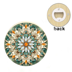 other | 1pc Flower Bottle Opener DIY Diamond Painting Art Set Bottle Cap Opener Special Shape Crystal Artificial Diamond Mosaic Process