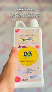 Parfum Laundry Jannah Aroma 10 Pengharum dan Pelicin Pakaian 3in1