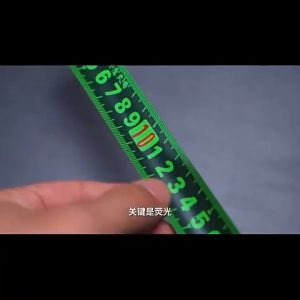 TopTools【Tidak ada kesalahan 100% akurat】Menebal dan tahan aus /Pita Pengukir Kelas Industri Presisi Tinggi Baja Tahan Karat Tebal Neon Tahan Air 5M/7.5M/10M