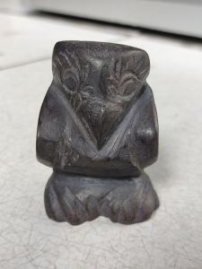 Batu alam bentuk burung owel koleksi