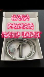 Hand Bidet Toilet Sprayer Set (1 YEAR WARRANTY)  with Advance Function (SLIDE & USE) (NO RUST) /  Hose Holder & PVC Bidet Sprayer Set with 1.2m ABS Hose - Silver Chrome/ White Chrome/ Baby Blue/ Apple Green/ Creamy Ivory - Guino