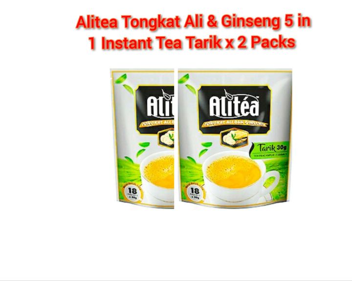 [Twin Packs] Alitea Tongkat Ali & Ginseng 5 in 1 Instant Coffee 18 ...