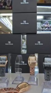 Jam Tangan Wanita Seven Minute 731 Oval Analog Tanggal Original Rantai Stainless Steel Anti Air