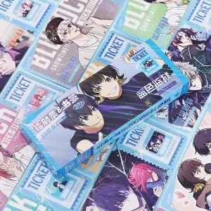 Blue Prison High Definition Laser Tag Bookmarks 40 Pieces Self-Print Collectible Cards Cultural Accessories Business Supplies