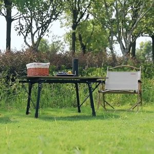 Naturehike Camping chair outdoor portable wood grain folding chair lunch break travel camping fishing leisure chair NH19Y002-D