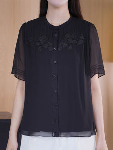 DAIXIANGFEIZI | Elegant & Stylish Chiffon Shirt Short Sleeve