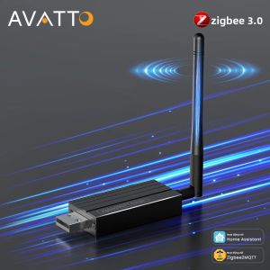 AVATTO Zigbee 3.0 USB Dongle Plus Trung Tâm Cổng Không Dây Đa Năng Dành Cho Home Assistant Zigbee2MQTT Tăng Cường Tín Hiệu 20dBm Phạm Vi 400M Hỗ Trợ 128 Thiết Bị Phụ