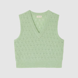 ICICLE | Spring Alpaca Wool Nylon Blended Knit Top