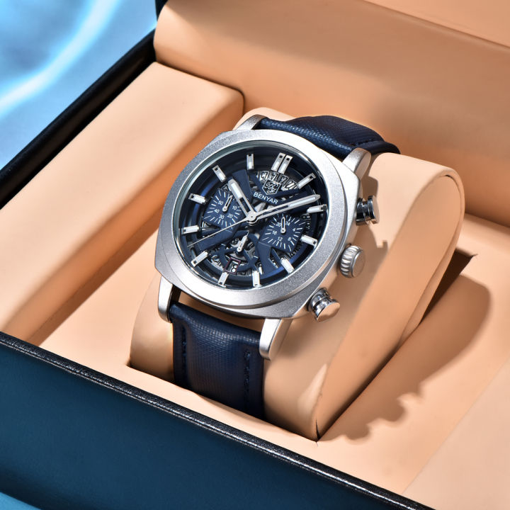 BENYAR 2025 jam tangan lelaki kuarza baru jam tangan fesyen mewah untuk lelaki sukan tentera kalis air lelaki pergelangan tangan Watch BY-5205