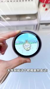 Anime E-Badge Display Pin Dynamic Electronic Smart Cyber Badge Merchandise Digital Display Dynamic Gift For Otaku Fans Friends