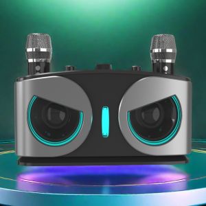 Owls RGB  Lamp 20W Powerful Wireless Bluetooth Speaker With Dual Mics Portable Hifi Sound Outdoor Family Party Karaoke Subwoofer