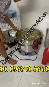 [BẢO HÀNH 12 THÁNG - BẢO TRÌ TRỌN ĐỜI] Nòi hấp bánh bao bánh flan chạy bằng điện Xửng hấp bánh caramen size 47cm 3 tầng hấp