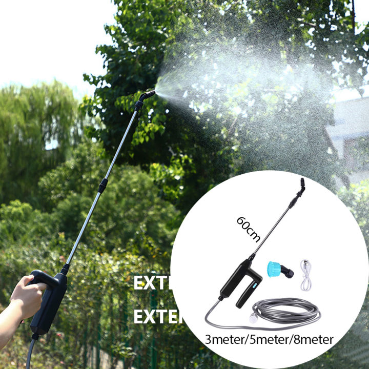 2-8mไม่จำเป็น เครื่องพ่นยาไฟฟ้า ก้านพ่นยายืดได้ หัวพ่นยาทองเหลือง รดน้ำ ...