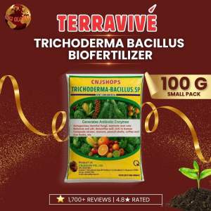 TRICHODERMA BACILLUS Organic Biofertilizer 1KG 1.000.000BT/g Promotes Healthier Seeds and Soils for Garden Plants
