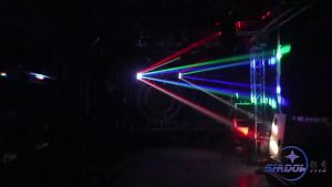 RGB stage lights eight-eye stage lights 8X3W spider beam moving head lights stage equipment DJ bar laser lights party lights
