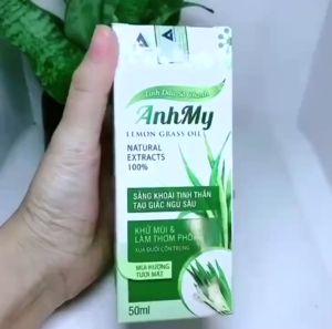 Tinh dầu thơm phòng tinh dầu đuổi muỗi tinh dầu sả chanh thiên nhiên làm thơm khử mùi 50ml-Happy Life 4Kid