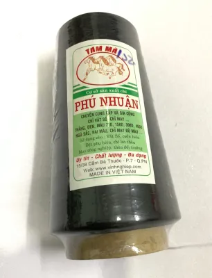 Chỉ vắt sổ loại tốt sợi 150 ống chỉ 250gam có 2 màu đen và trắng để chọn lựa