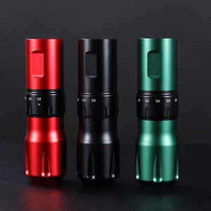 Kiss of Dragon เครื่องสักไร้สาย ปากกา 2.0-4ปรับได้ .2mm จังหวะ ปืนพาวเวอร์ซัพพลายสักโรตารี่สำหรับศิลปินสัก