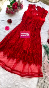 MYDU SALE 🌸 | MS 2236 – Đầm Dự Tiệc Xòe Ren Sát Nách Nữ Tính Xinh Xắn