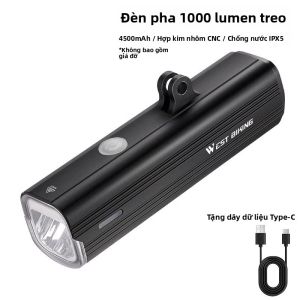 West Biking | Đèn Đua Đêm Sạc USB Ánh Sáng Mạnh Cho Xe Đạp