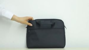 กระเป๋าใส่โน๊ตบุ๊ค กระเป๋าใส่laptop ขนาด15" ใส่ได้กับโน๊ตบุ๊ครุ่นใหม่ขนาด15.6"ที่บางเบา ทำด้วยผ้าแคนวาสกันน้ำ โปรดอ่านก่อน