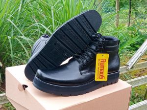 TERBARU-Sepatu dinas tali hidup PDH KANTORAN OUTSOLE TEBAL 4-5CM
