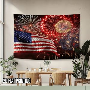 VIKAMA American Flag Tapestry Living Room Decoration Independence Day Party Patriotic Background Wall Room Decoration