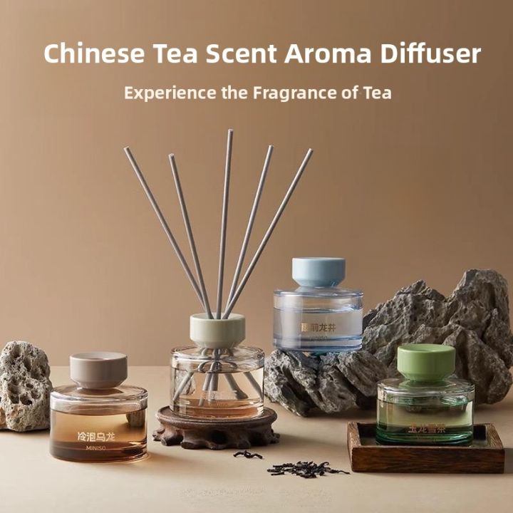 Miniso Morning Dew White Tea Fragranceless Fire Indoor Home Use Perfume Chinese Tea Aroma Deodorant 140ml Boxed Packaging Traveling Flower Language Aromatherapy Cold Brew Oolong Scent - Lazada