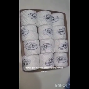 Benang Kasur Rami Bangunan Bendera Serbaguna Warna Putih Cap Sepeda Tungkul