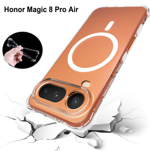 Honor Magic8 Pro Air Case for Magsafe Air Cushion Shockproof Airbag Silicone Back Cover Soft Case for Honor Magic 8 Pro Air 2026