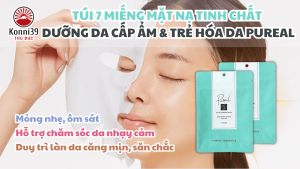 TÚI 7 MIẾNG MẶT NẠ TINH CHẤT DƯỠNG DA CẤP ẨM & TRẺ HÓA DA PUREAL