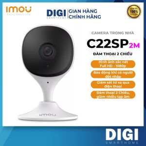 [FREESHIP] Camera Wifi IMOU C22SP 2M 1080p - Đàm Thoại 2 Chiều- Báo Động Chống Trộm -Giám sát từ xa qua điện thoại - Góc Rộng 3.6mm - Đèn hồng ngoại quay đêm lên đến 10m - Hàng Chính Hãng - DIGI Smarthome