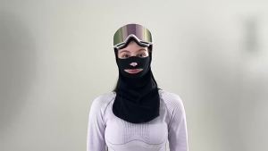 Ski Face Mask Winter Quick Dry Breathable Warm Windproof V Shape Neck Gaiter for Men Women Snowboard Skiing