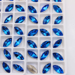 Dongzhou Crystal Horse Eye 10 * 5mm Nail Ornament K9 Crystal Diamond Wear Armor with Diamond Mesh Red Style Pink Green