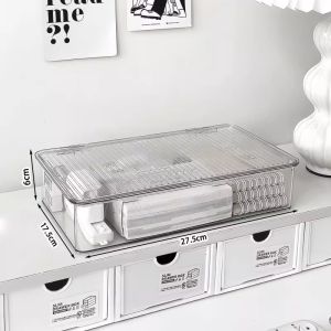 Dustproof Transparent Storage Box with Lid