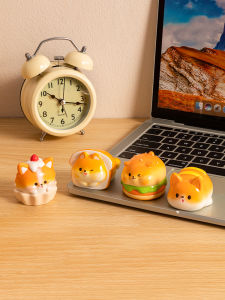 Cute Computer Table Decorative Ornaments Office Station Cure Tied up Screen Lying Car Car Accessories