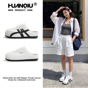 HuanQiu | Retro Style Comfortable Slip-On Shoes