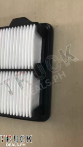 Honda City Jazz Air Filter 2008-2013 Brio Mobilio 14. Green box with white text. White pleated filter in black frame.