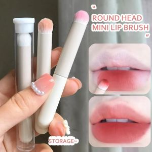 คอนซีลเลอร์เพื่อเครื่องสำอาง กลิ่น ลิปสติก แปรงทางหน้า แบบพาหัวกลม มินินี แปรงทาดวัน