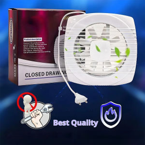 220V 4/6/7inch 110/150/180mm silence Ventilating Strong Exhaust Extractor Fan for Window Wall Bathroom Toilet Kitchen Mounted