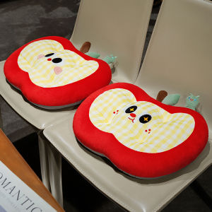 Thickened Seat Cushion for Students Comfortable Ass Relief Desk Chair Pad Office Chair Pads Breathable Home Decor Elliptic Shape