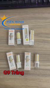 . Đèn LED G9 điện 220V – Chân kim nhỏ gọn sáng đẹp sang trọng cho đèn chùm đèn thả cao cấp