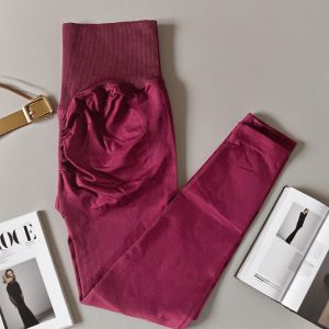 Elastic High Waist Hip Lifting Summer Cycling Pants Sports Yoga Pants Fitness Pilates Breathable Seamless Womens Trousers