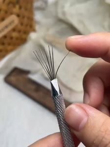 Kuas Sapu Nail Art Texture Tools Tanah Liat Nail Art Feather Wire