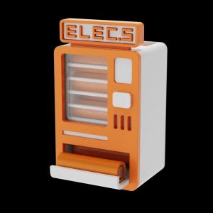AA pin Dispenser Máy bán hàng tự động Tổ Chức 3D in để bàn dễ thương lưu trữ container Box mới lạ lưu trữ pin trường hợp & vui vẻ đồ trang trí bàn quà tặng cho phụ kiện để bàn văn phòng nhà cửa
