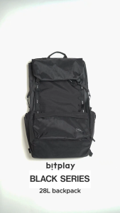 Bitplay Black Series 28L Backpack – Secure Versatile Expandable & Travel-Ready with Quick-Access Anti-Theft Features