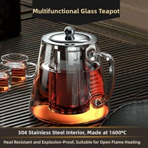 Heat Resistant Thickened Glass Teapot