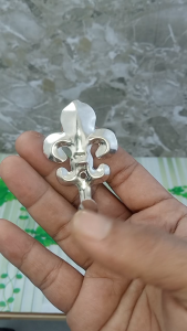 Harga grosir Hook Trisula kinclong / Hook jangkar / Kaitan besi gorden / Cantolan besi gorden / hook jangkar perlusin 12 biji / kaitan besi trisula per lusin