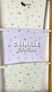 05 meter Bahan Kain Crinkle Kringkel Motif Adeline